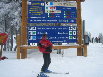 Albert Skiing Vail