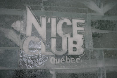 Nice Club at the Ice Hotel