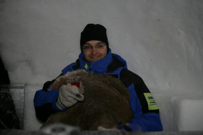 Warming up Ice Hotel Style