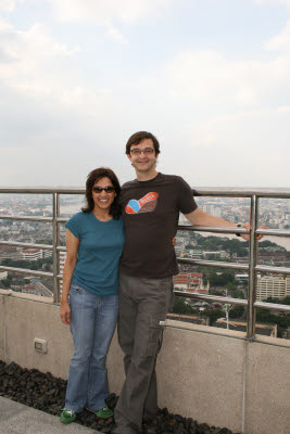 View of Bangkok from Hotel Rooftop