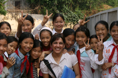Visiting Schools in Hoa Binh