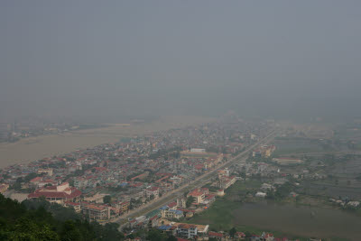 View of Hoa Binh from Ho Chi Mihn Statue