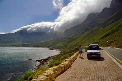 Ocean road near Cape Town