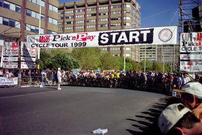 Sean competing the grueling Argus race