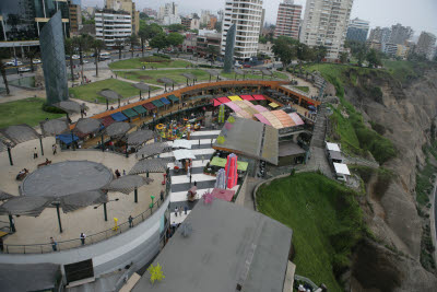 Paragliding in Miraflores, Lima, Peru