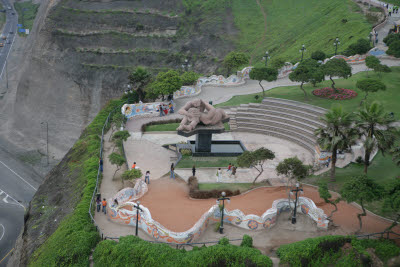 Paragliding in Miraflores, Lima, Peru