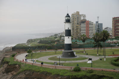 Paragliding in Miraflores, Lima, Peru