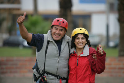 Paragliding in Miraflores, Lima, Peru