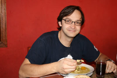 Stop for lunch in Cuzco, Peru