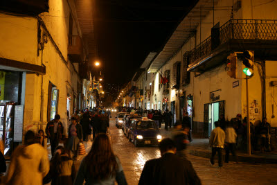 Cuzco at night