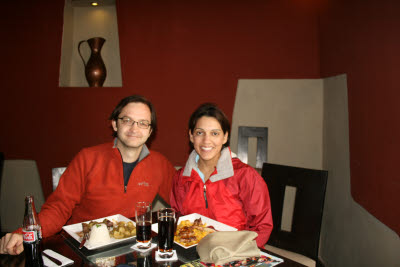 Dinner in Cuzco, Peru