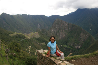 Intipunku, the sun gate, Machu Picchu, Peru