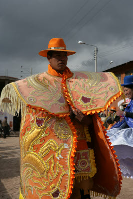 Christmas Day festival in Pucara, Peru