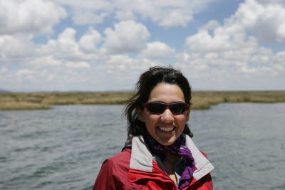 Boat to Amantani Island, Lake Titicaca, Peru