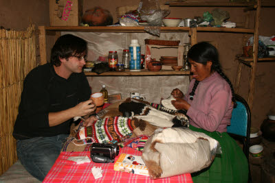 Homestay on Amantani Island, Lake Titicaca, Peru