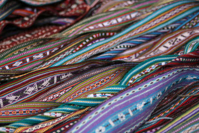 Belts at the Market, Tequile Island, Lake Titicaca, Peru