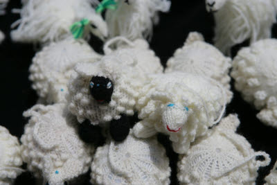 Knitted Lambs, Tequile Island, Lake Titicaca, Peru