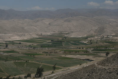 Farms near Arequipa, Peru