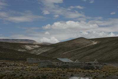 Village on the road to Colca Canyon