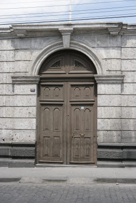 Arched doorway, Arequipa, Peru