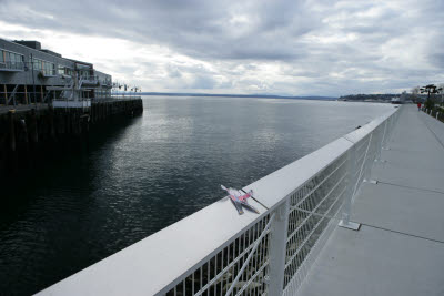 Flat Stanley at the Waterfront