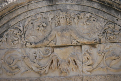 Medusa frieze at Ephesus