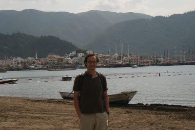 Beach in Marmaris,Turkey