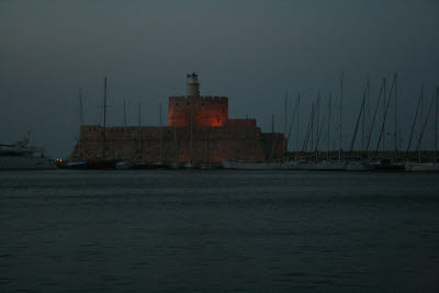 Agio Nikolaos on Agios Nikolaos Lighthouse  Rhodes  Greece