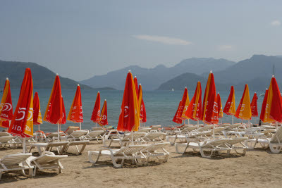 Beach in Marmaris,Turkey