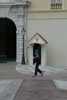Guard at Monoco Palace