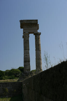 Temple of Apollonas, Rhodes, Greece