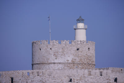 Agios Mikolaos Lighthouse, Rhodes, Greece