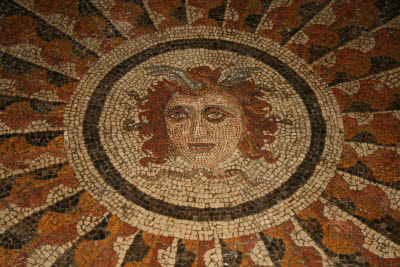 Medusa Mosaic at the Rhodes Palace of Knights