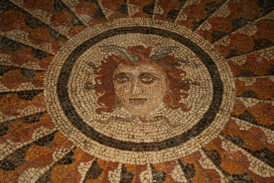 Medusa Mosaic at the Rhodes Palace of Knights
