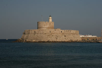 Agios Mikolaos Lighthouse, Rhodes, Greece