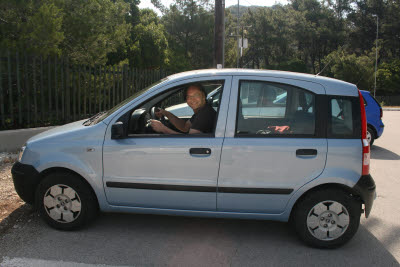 Rental Minicar in Rhodes, Greece