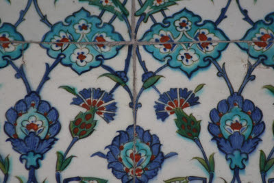 Iznik Tiles at the Blue (Sultan Ahmet) Mosque 