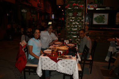 Dining in Istanbul, Turkey