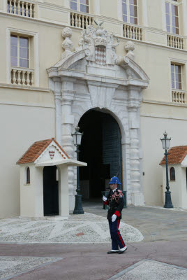 Guard at Monoco Palace