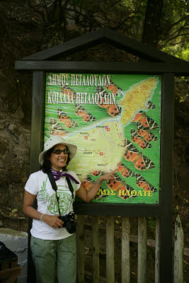 Valley of the Butterflies on the Island of Rhodes