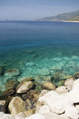 Shoreline of Kalkan, Turkey