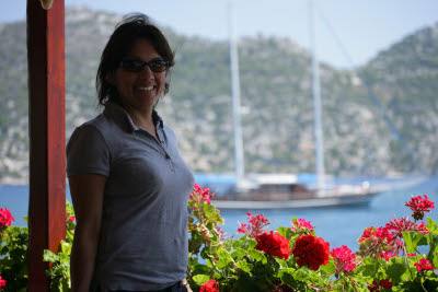 Dining in Kale (Simena), Turkey