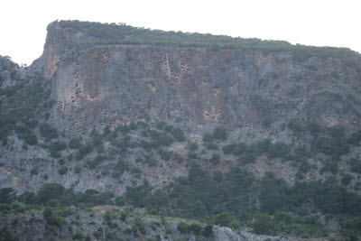 Ancient Lycian rock tombs of Pinara, Turkey