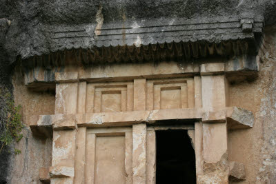 Ancient Lycian rock tombs of Pinara, Turkey