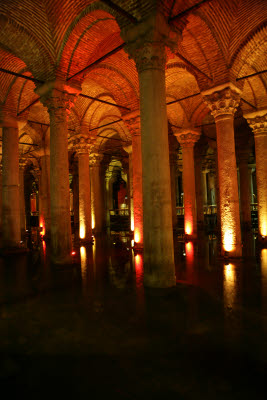 Basilica Cistern under Istanbul