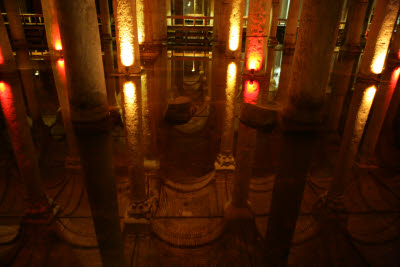 Basilica Cistern under Istanbul