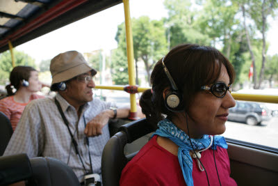 Double-Decker Istanbul City Sightseeing Bus, Istanbul, Turkey