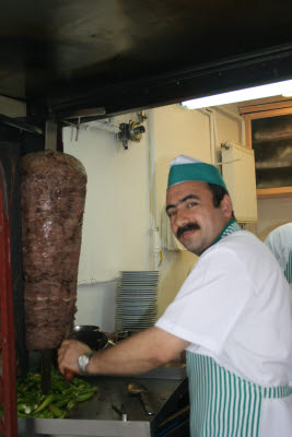 Kebab vendor in Istanbul
