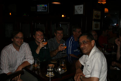 Watching the Manchester v. Chelsea final in an Istanbul pub