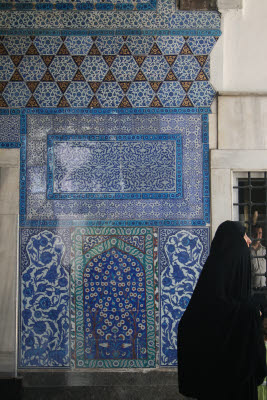 Iznik Tiles, Topkapi Palace, Istanbul, Turkey